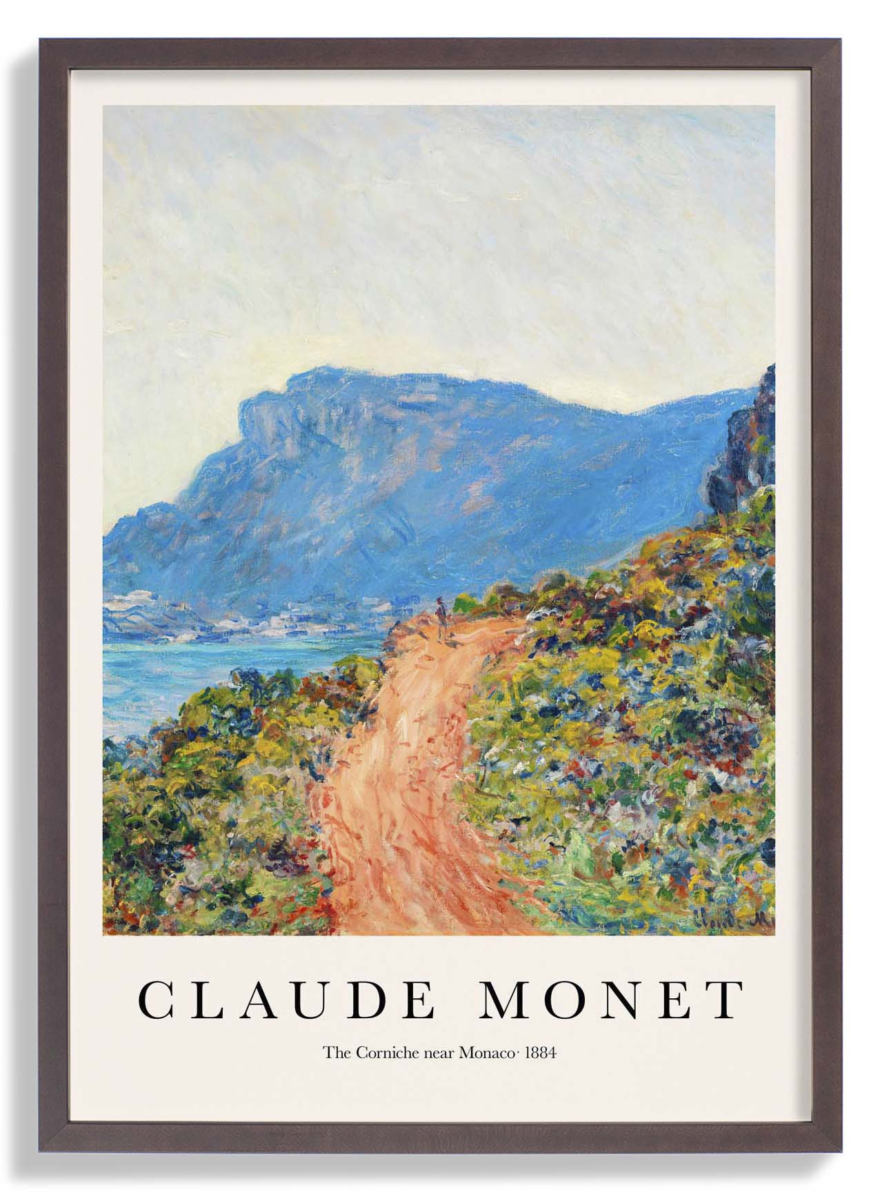 Die Corniche bei Monaco von Claude Monet