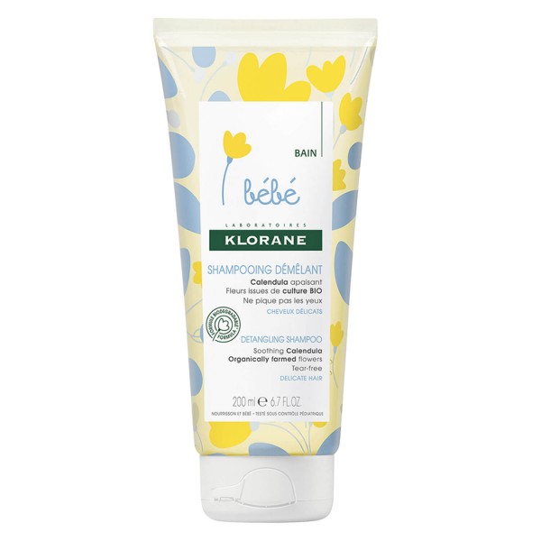 Klorane Bébé Mildes entwirrendes Shampoo neu 200 ml