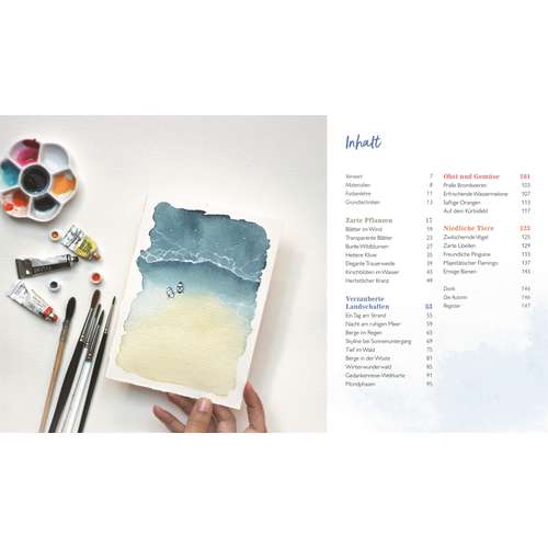 Strich für Strich zur kreativen Entspannung mit Watercolor