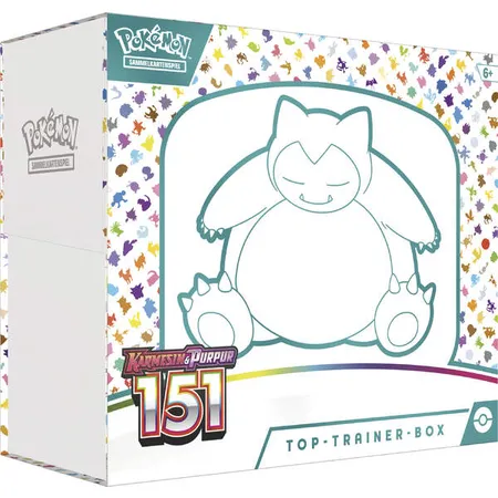 Pokemon Top-Trainer-Box Karmesin & Purpur – 151