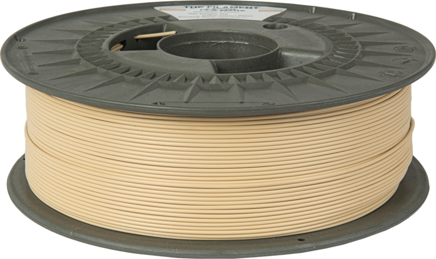 The Filament  PLA Matte Desert Beige, 1,75 mm / 1000 g    Mattes PLA für funktionale & dekorative Anwendungen in Desert Beige
