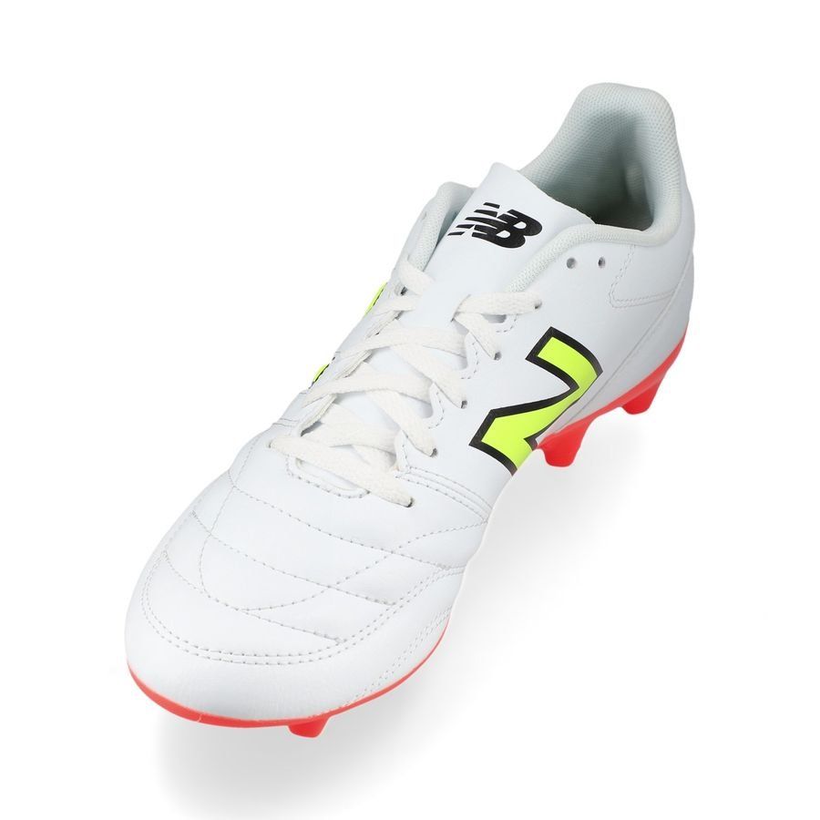 New Balance 442 V2 Academy FG Flash Point - Blanc/Vert/Noir