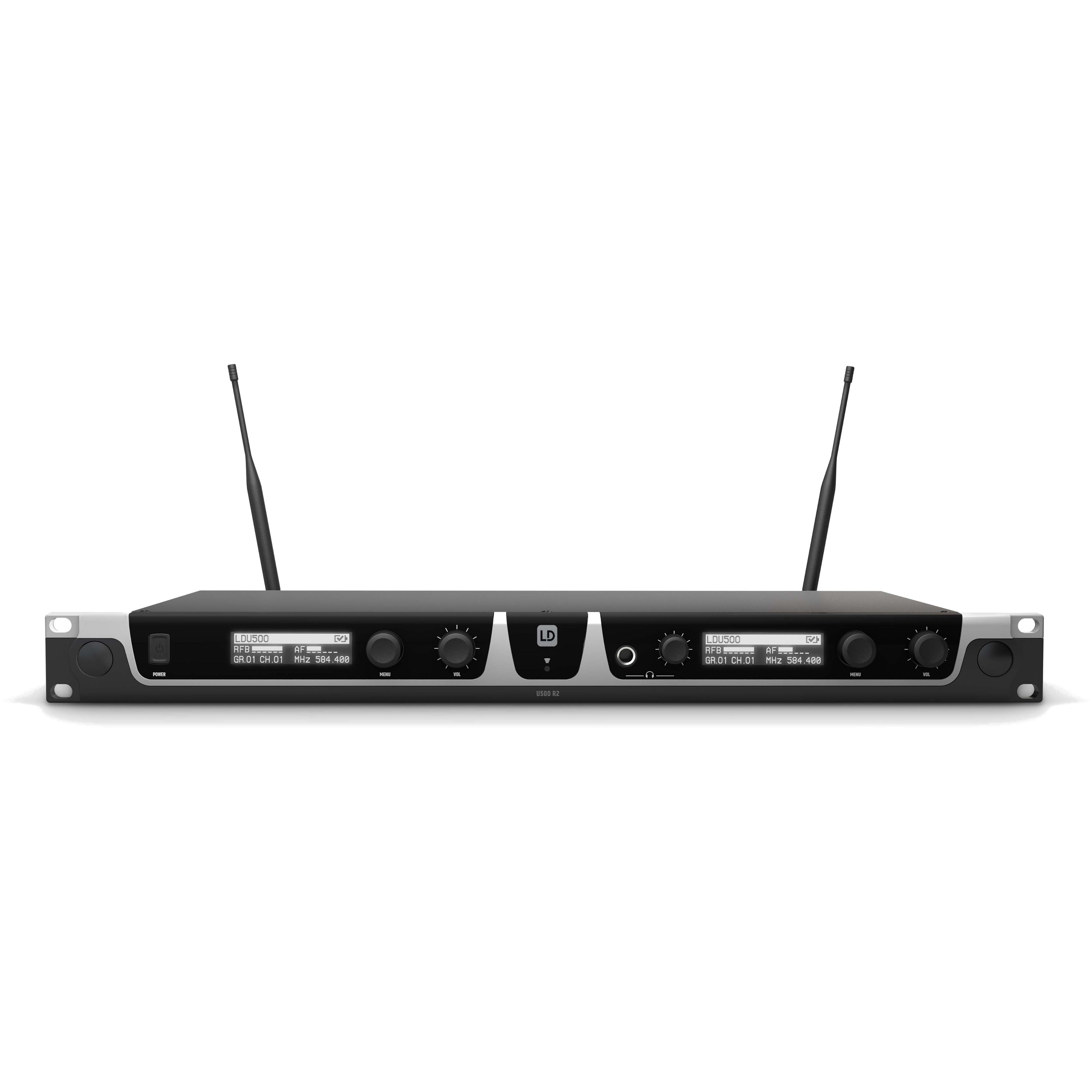 LD Systems U505 HHC 2 dual handheld systeem (584-608 MHz)