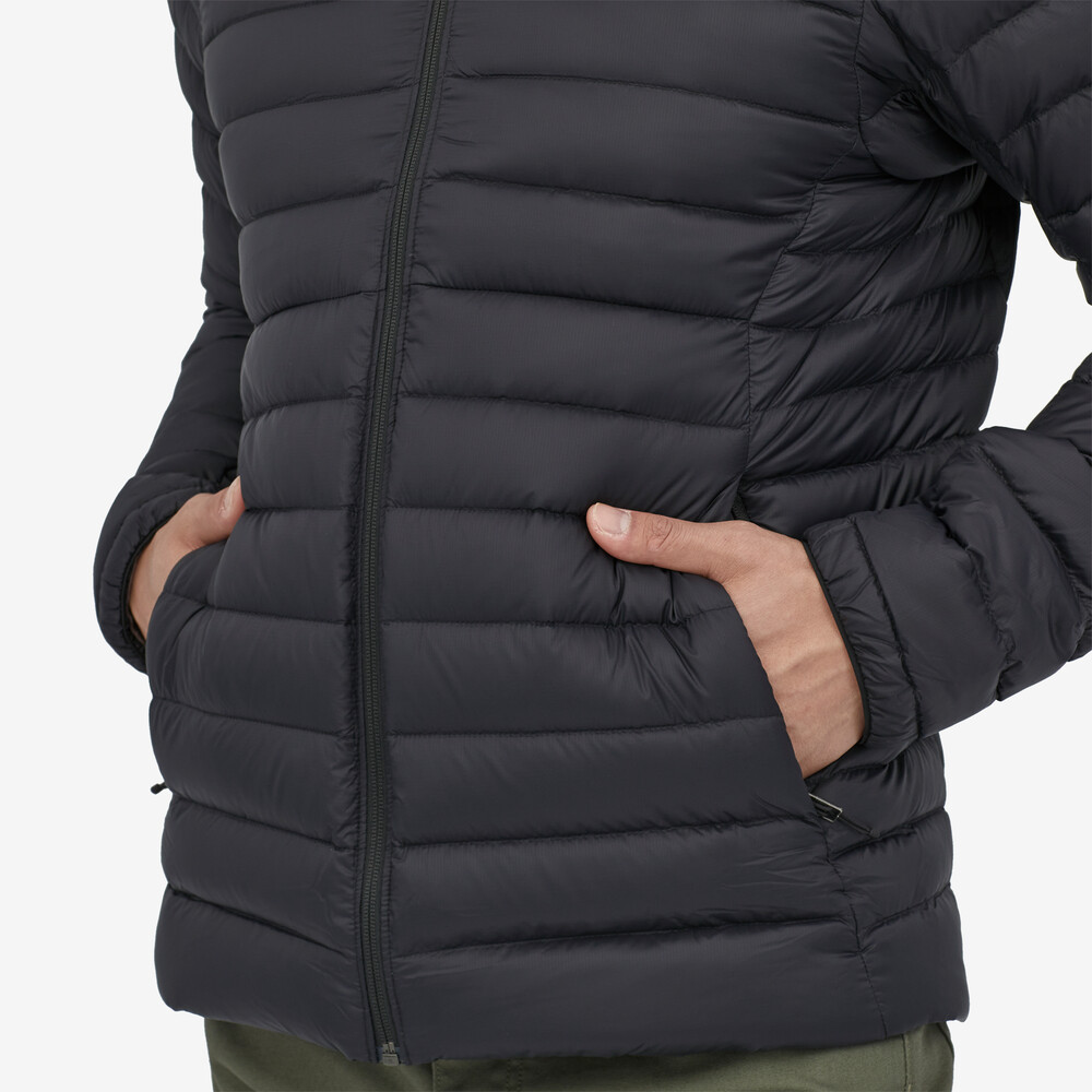 Herren-Daunenpullover mit Kapuze
