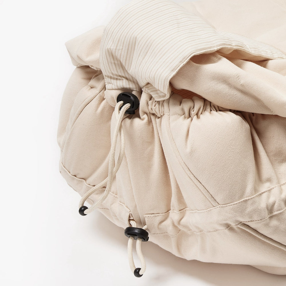 Køb COPENHAGEN COLORS Babylift og Legetæppe vol. 2 Cream W. Cream Solid Stripe