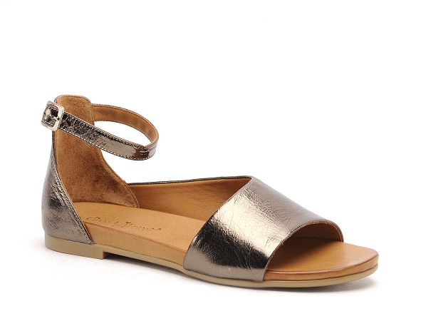 Coco abricot nu pieds plats femme mecet bronze