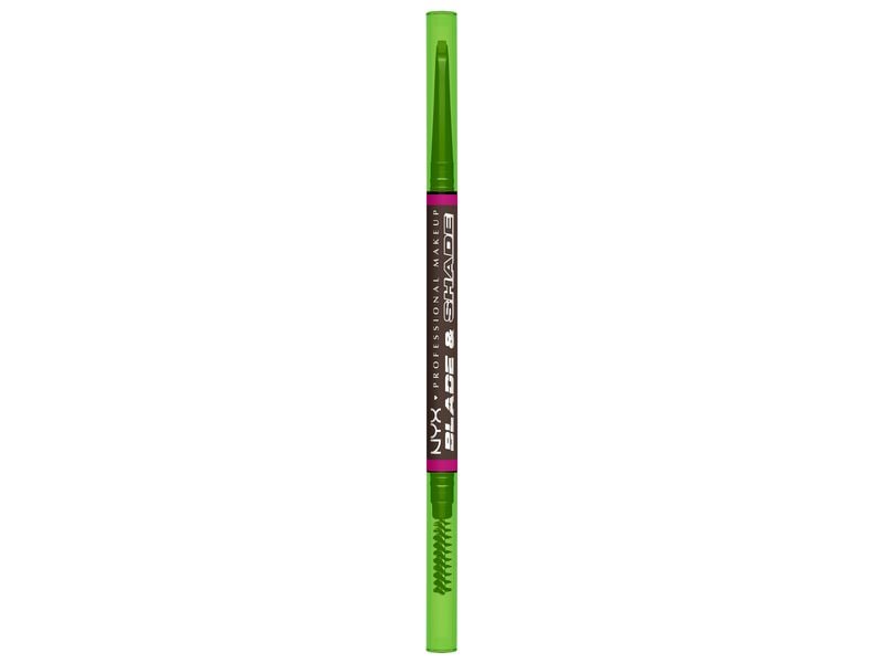NYX Professional Makeup Augenbrauenstift Blade n Shade Ash Nano Augenbrauenstift mit integrierter Bürste