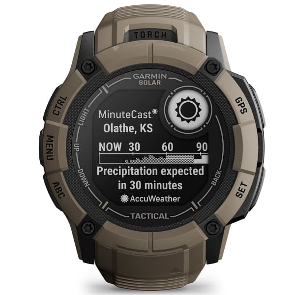 Montre cardio GPS GARMIN INSTINCT 2X COYOTE