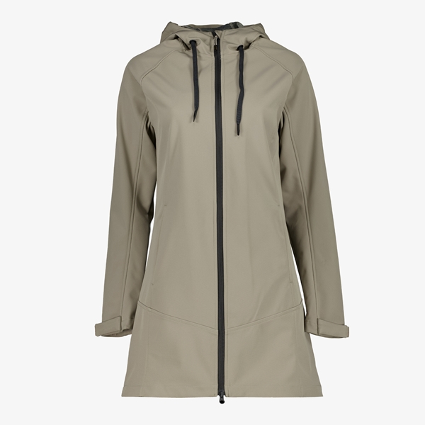 Kjelvik dames softshell parka kaki