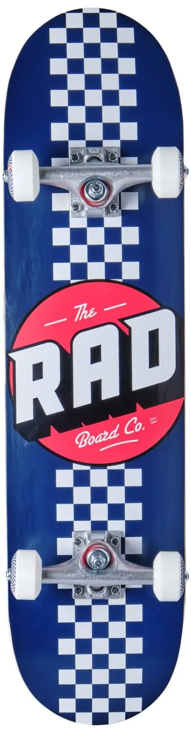 RAD Checker Stripe Komplet Skateboard - Skateboards | SkatePro