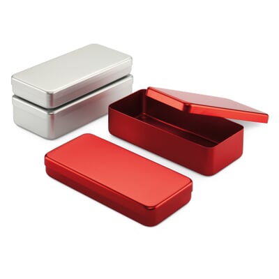 Kiste Alubox, Hoch, Rot