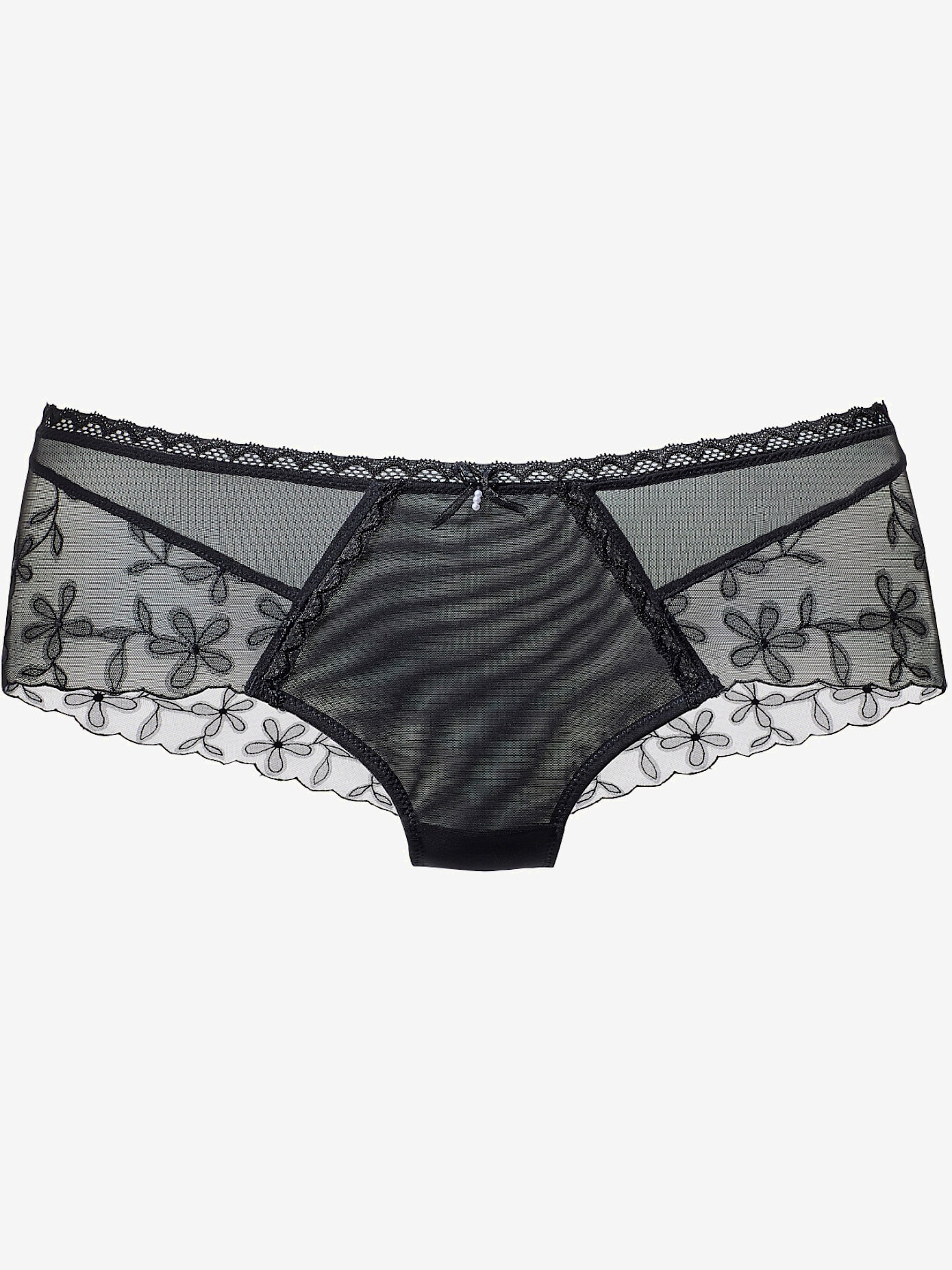 Tanga panty string élégant avec de petites perles