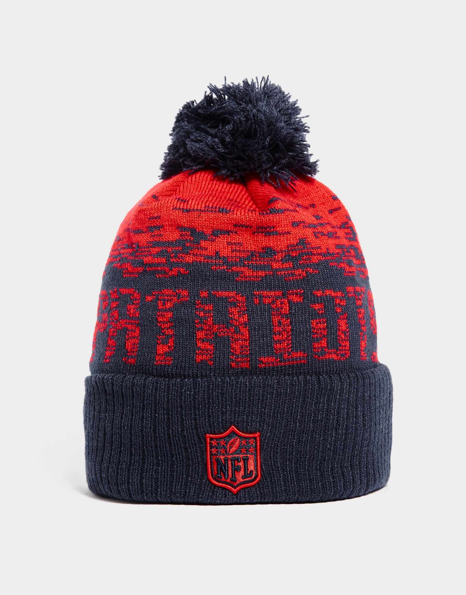 New Era Bonnet Pompon NFL New England Patriots