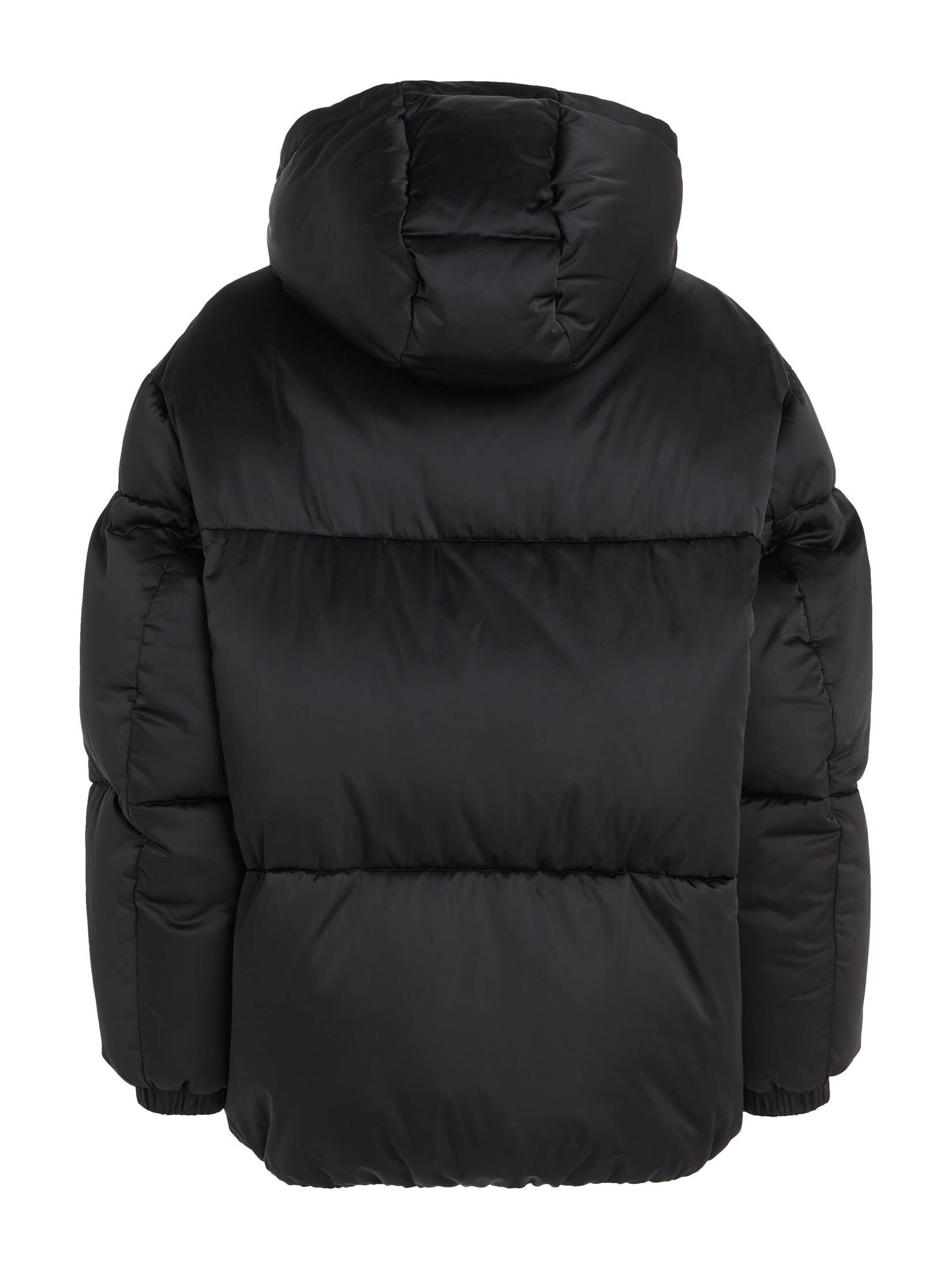 Tommy Jeans| Damen Steppjacke mit Kapuze TJW OVR SATIN PUFFER