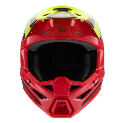 Casque cross Alpinestars SUPERTECH S-M3 - FRAY - ENFANT - Rouge / Jaune