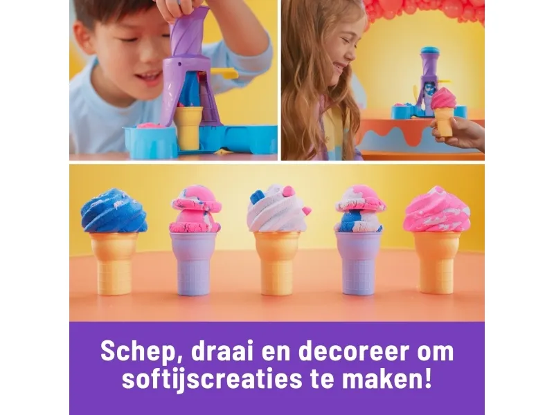 Kinetic Sand Soft Serve Station