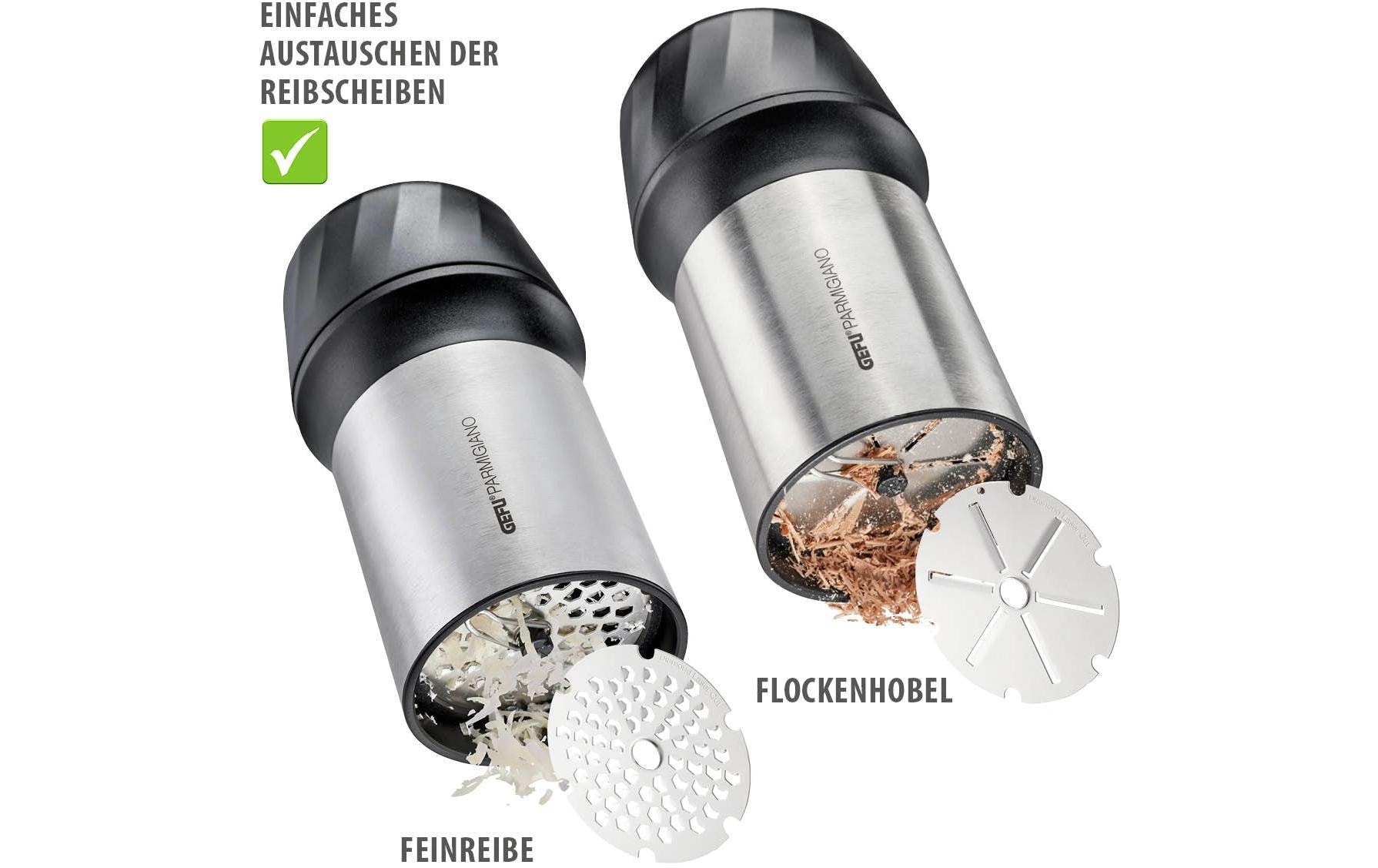 Käsereibe ParmigianoFein- und Flockenhobel für Käse