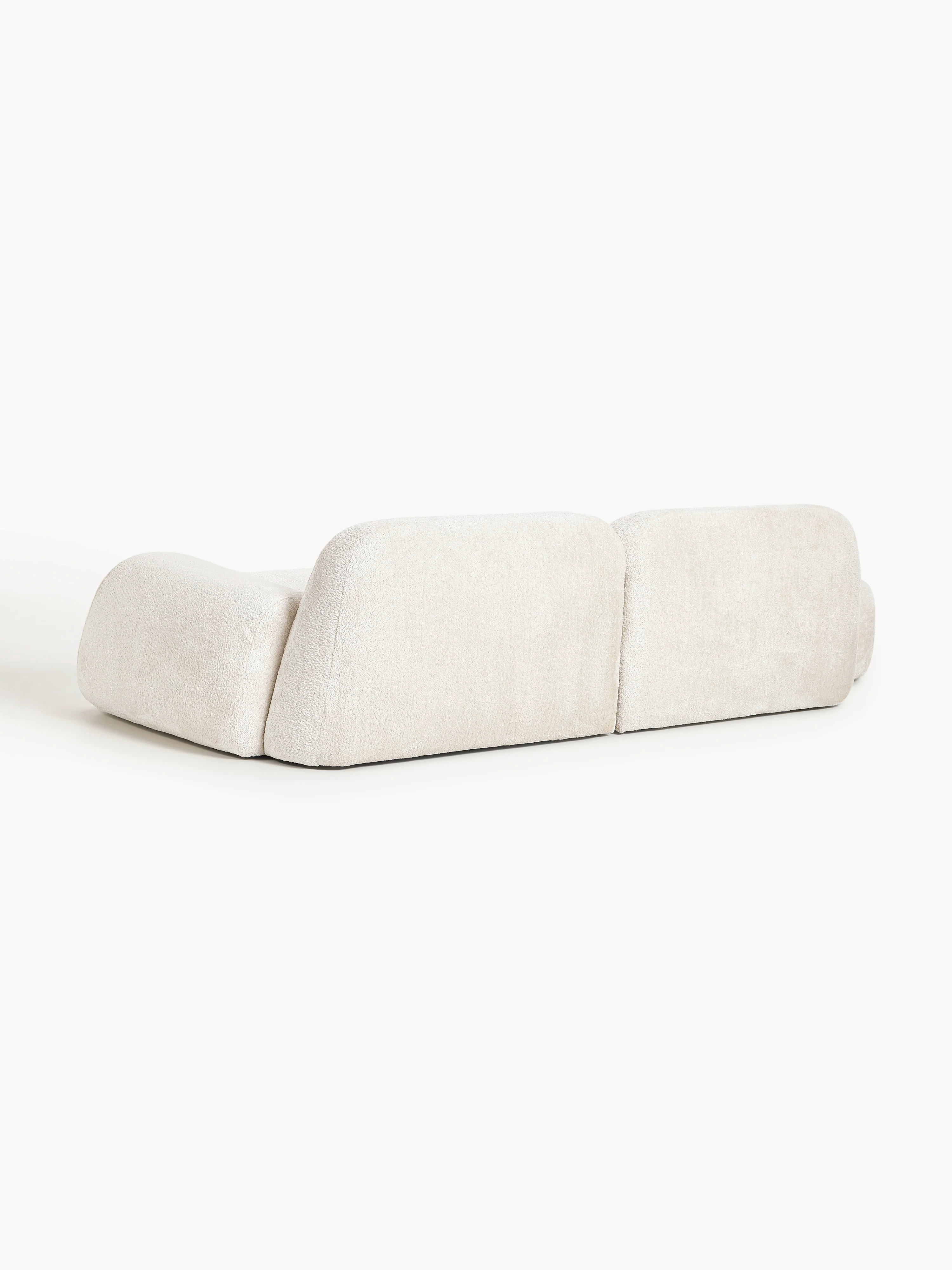 Modulaire teddy bouclé chaise Wolke (3-zits)