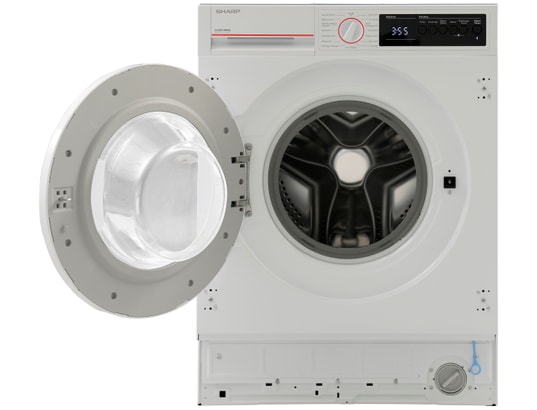 SHARP - Lave linge encastrable ESNIB714BWNA, 7 kgs, 15 programmes, 1400 tr/mn