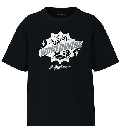 Name It T-Shirt - NkmVilogo - 2er-Pack - Black/Bright White