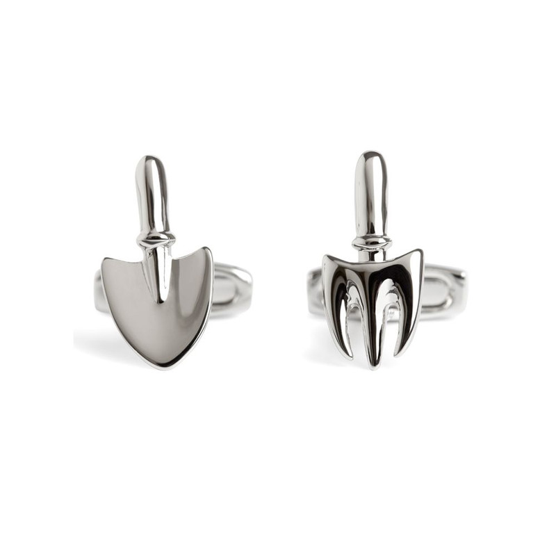 Boutons de manchette, Truelle et Fourche