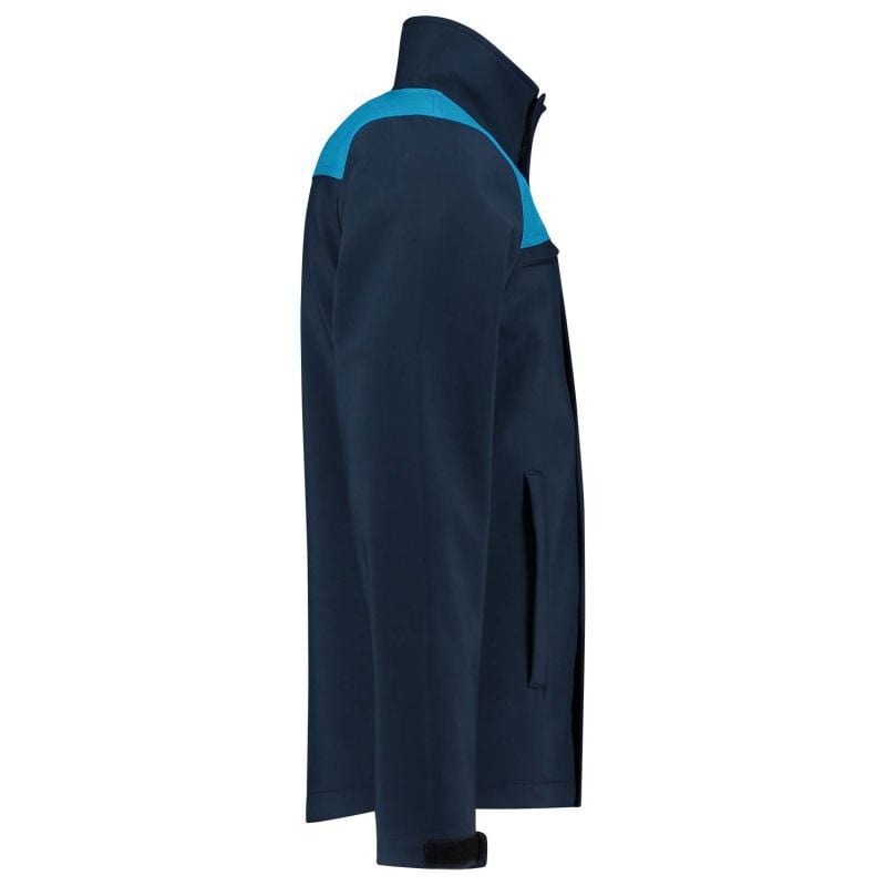 Tricorp Bicolor 402021 - Softshell jas - Blauw Lichtblauw - 3XL