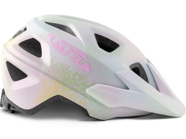 MET Eldar Cykelhjelm, White Texture
