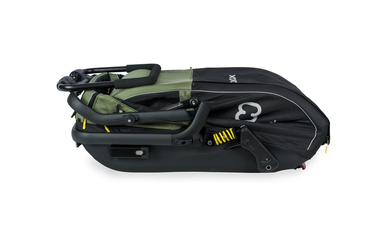 Veloanhänger Dog Trailer Pluto M für Hunde bis 35 kg<br>Veloanhänger und Buggy für Hunde