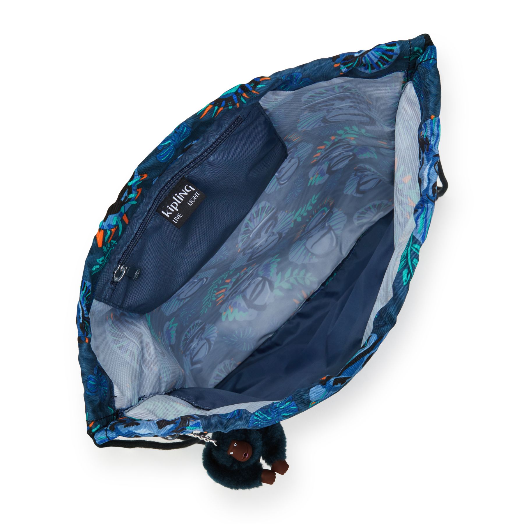 SUPERTABOO Sac moyen avec cordon de serrage - Blue Monkey Fun