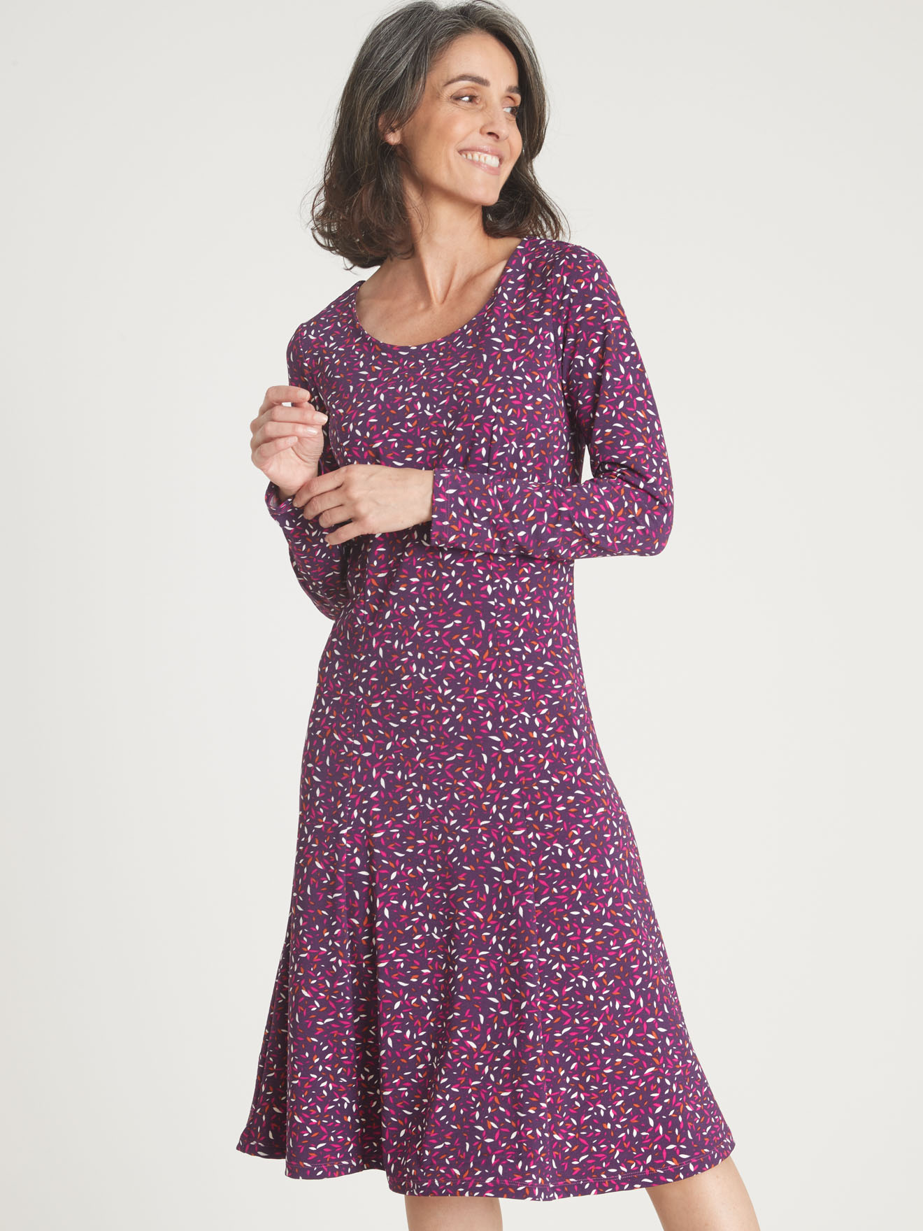 Robe en maille fluide