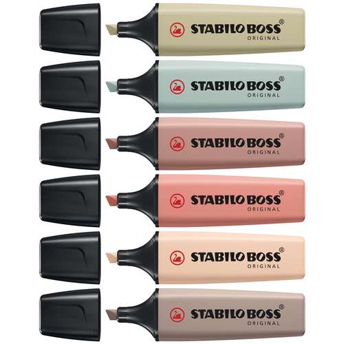 STABILO® BOSS® ORIGINAL NatureCOLORS Textmarker-Sets