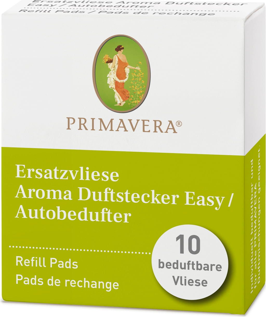 PRIMAVERA  Ersatzvliese für Aroma Duftstecker Easy und Autobedufter, 10 Stk