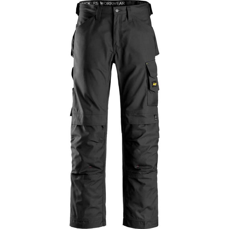 Snickers DuraTwill werkbroek met kniezakken Loose fit 3312 56 zwart