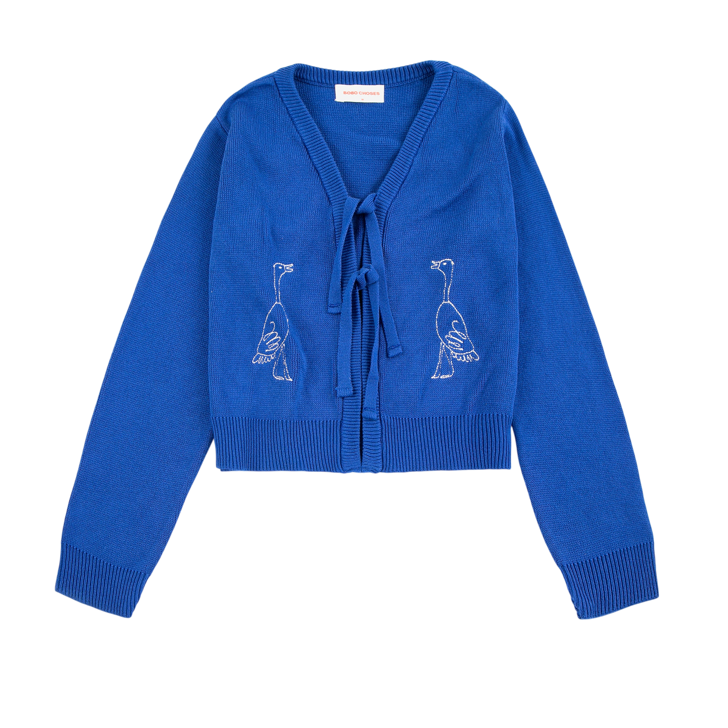 Adult Cardigan Summer Trip Bird Blue