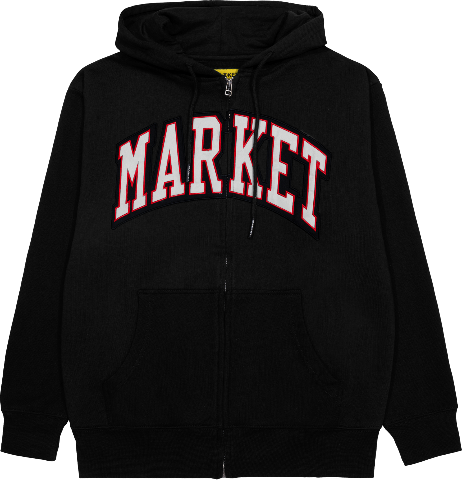 Market Arc Zip-Up Hoody Schwarz