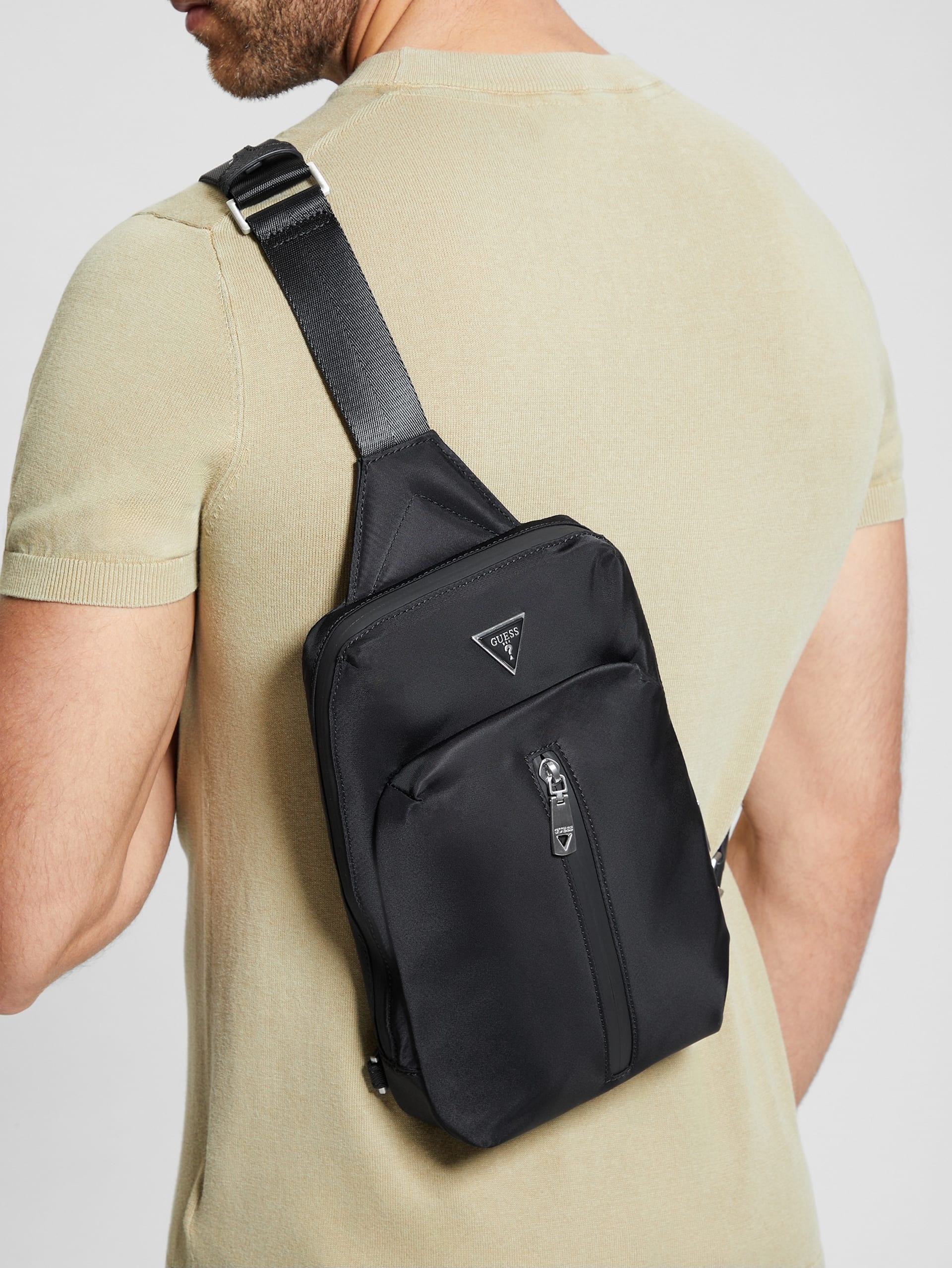 Bolsa transversal de nylon ecológico