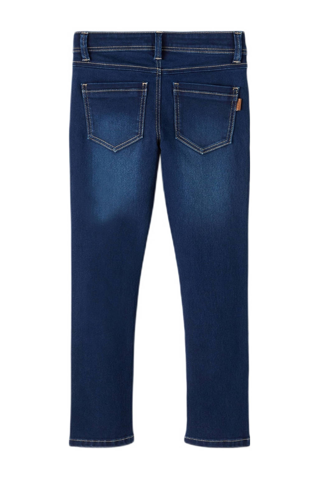 NAME IT slim fit jeans NKMSILAS dark blue denim