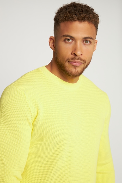 Pullover, Strukturstrick, Vintage Look, Rundhals