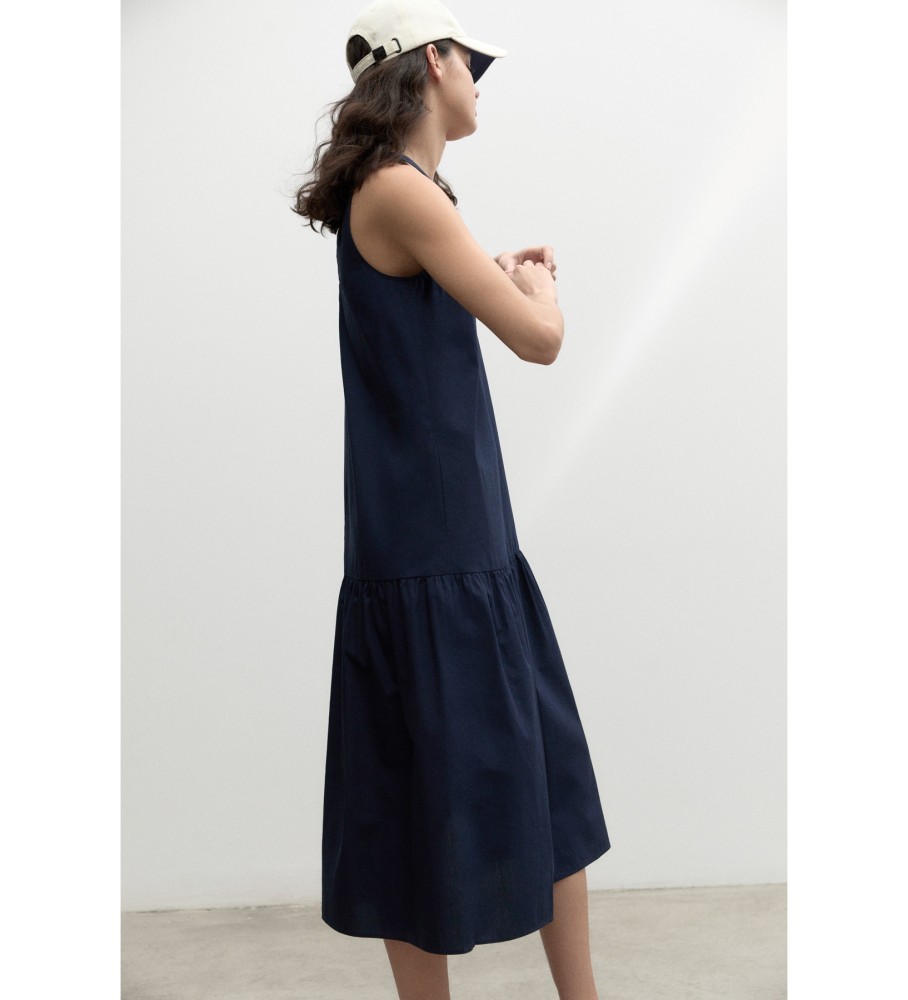 Vestido Malaquitaalf ECOALF Azul Marinho