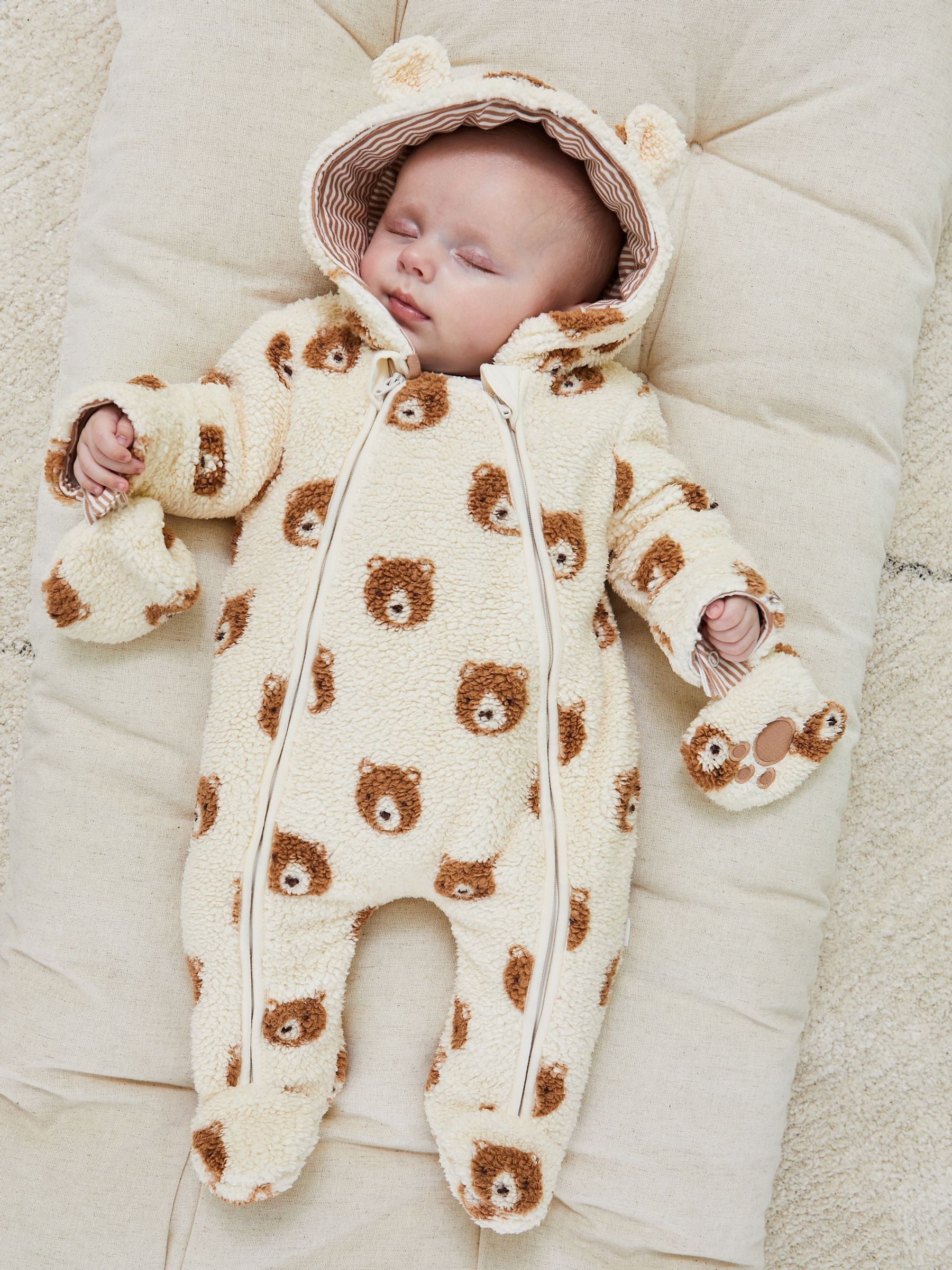 JoJo Maman Bébé - Behaaglijk babypakje met beerprint