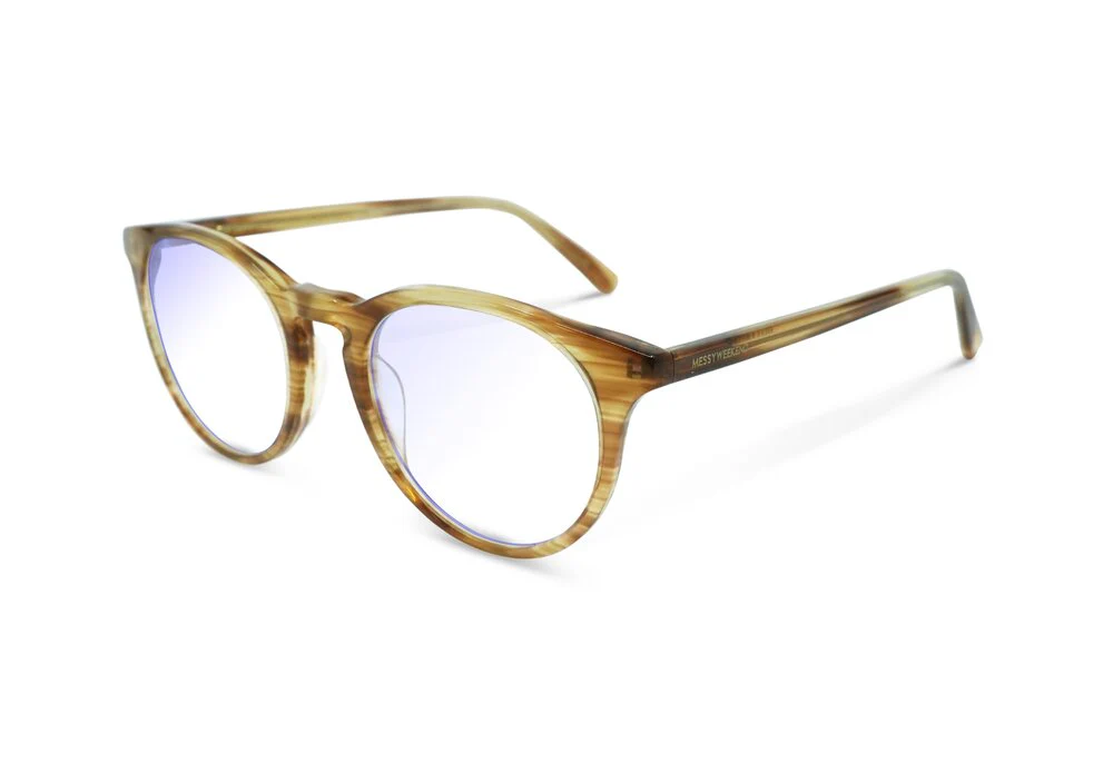 MessyWeekend  New Depp Blue Light brille - Horn