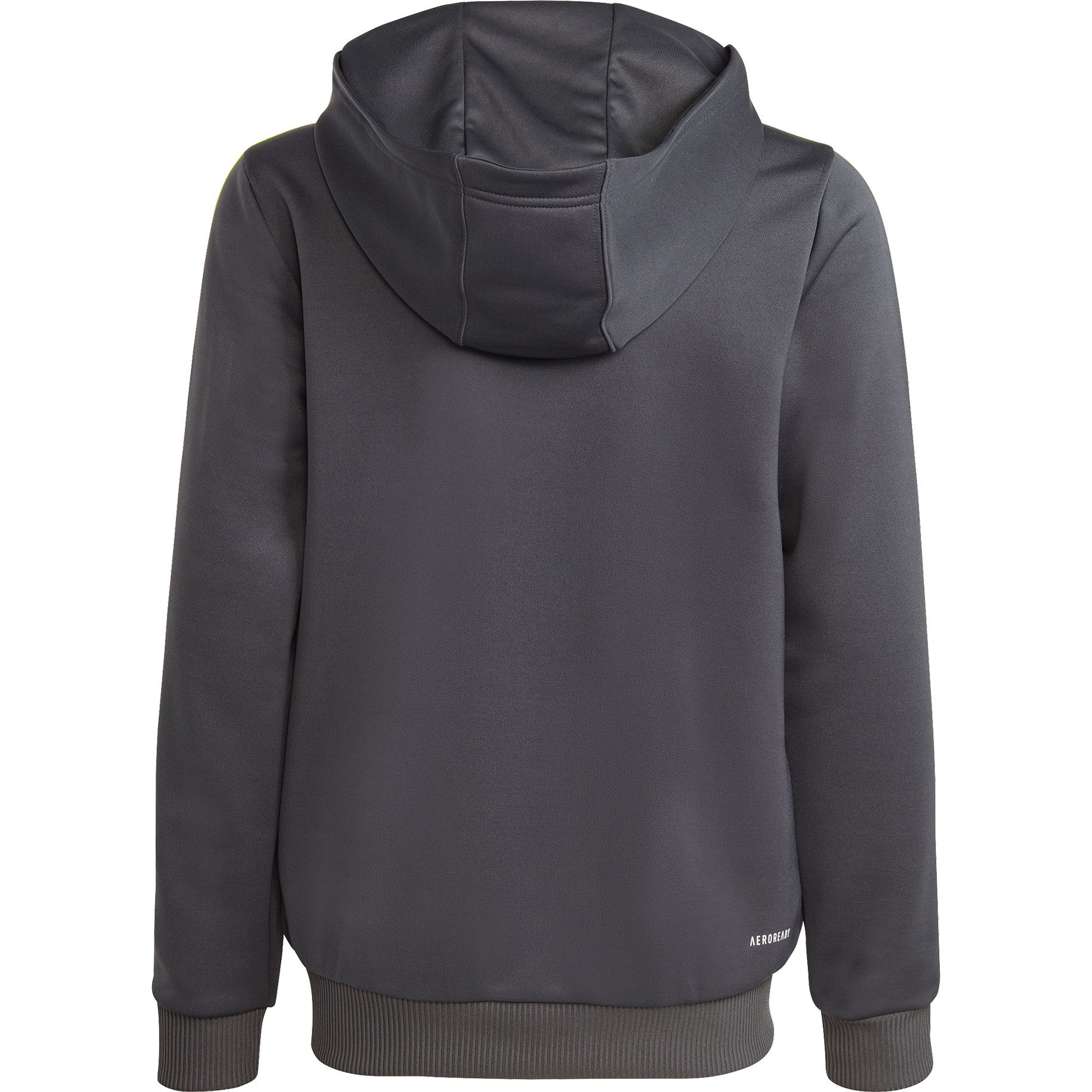 adidas Train Essentials Aeroready 3-Streifen Kapuzenjacke Jungen carbon