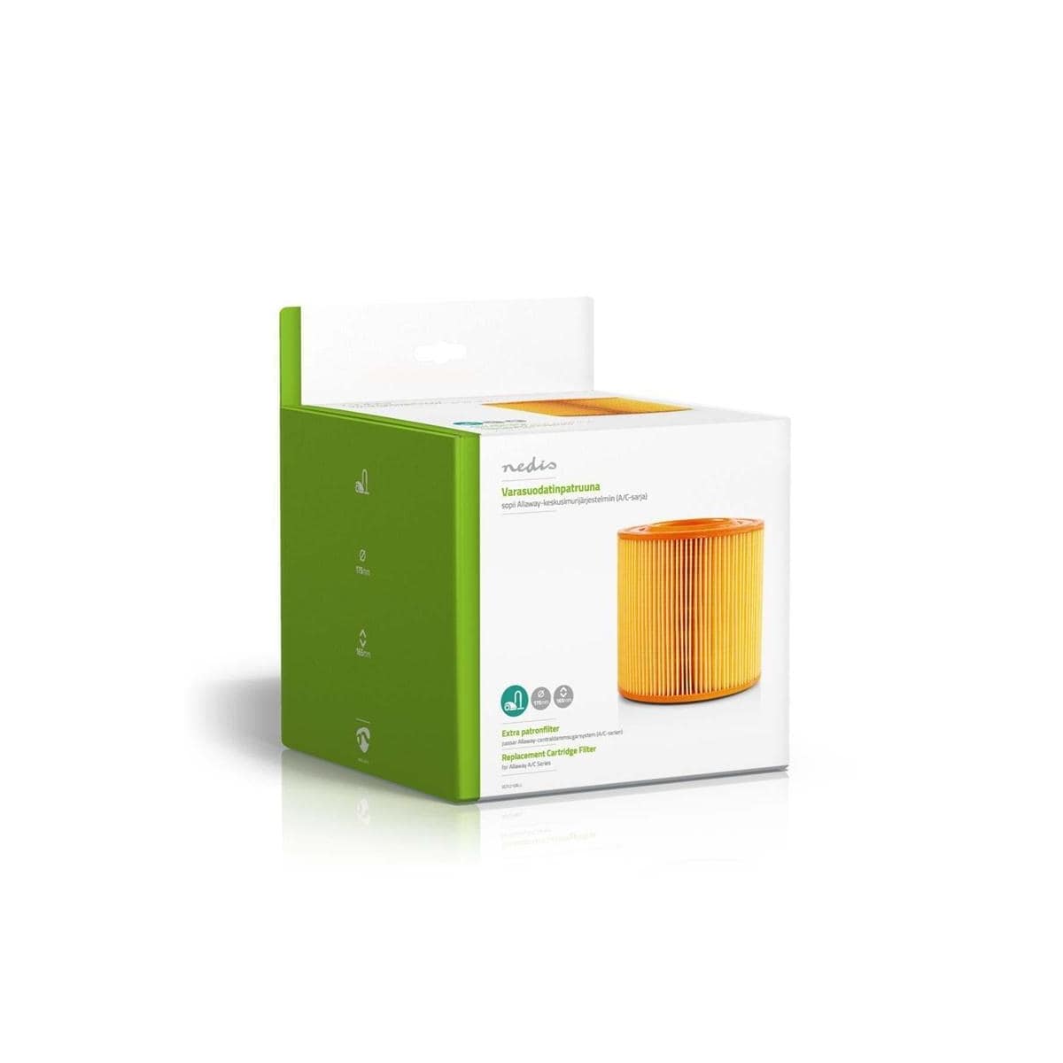 Nedis Støvsuger Cartridge Filter | Erstatning for: Allaway | A/C-Series | Motor filter