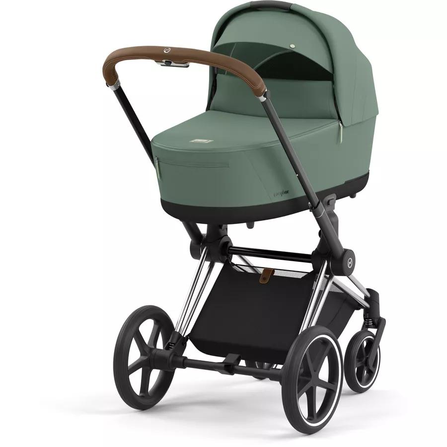cybex PLATINUM Kombikinderwagen New Priam Chrome Brown Peach Pink