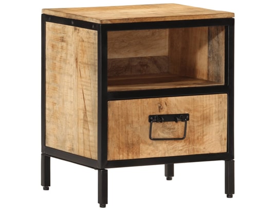 VIDAXL - Table de chevet 40x35x50 cm bois de manguier massif