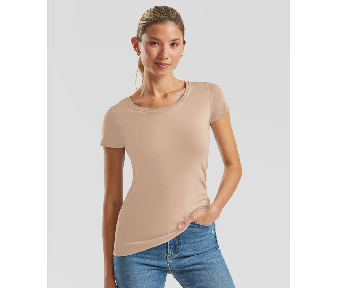 FRUIT OF THE LOOM SC200L - T-shirt Femme Confort Coton Doux