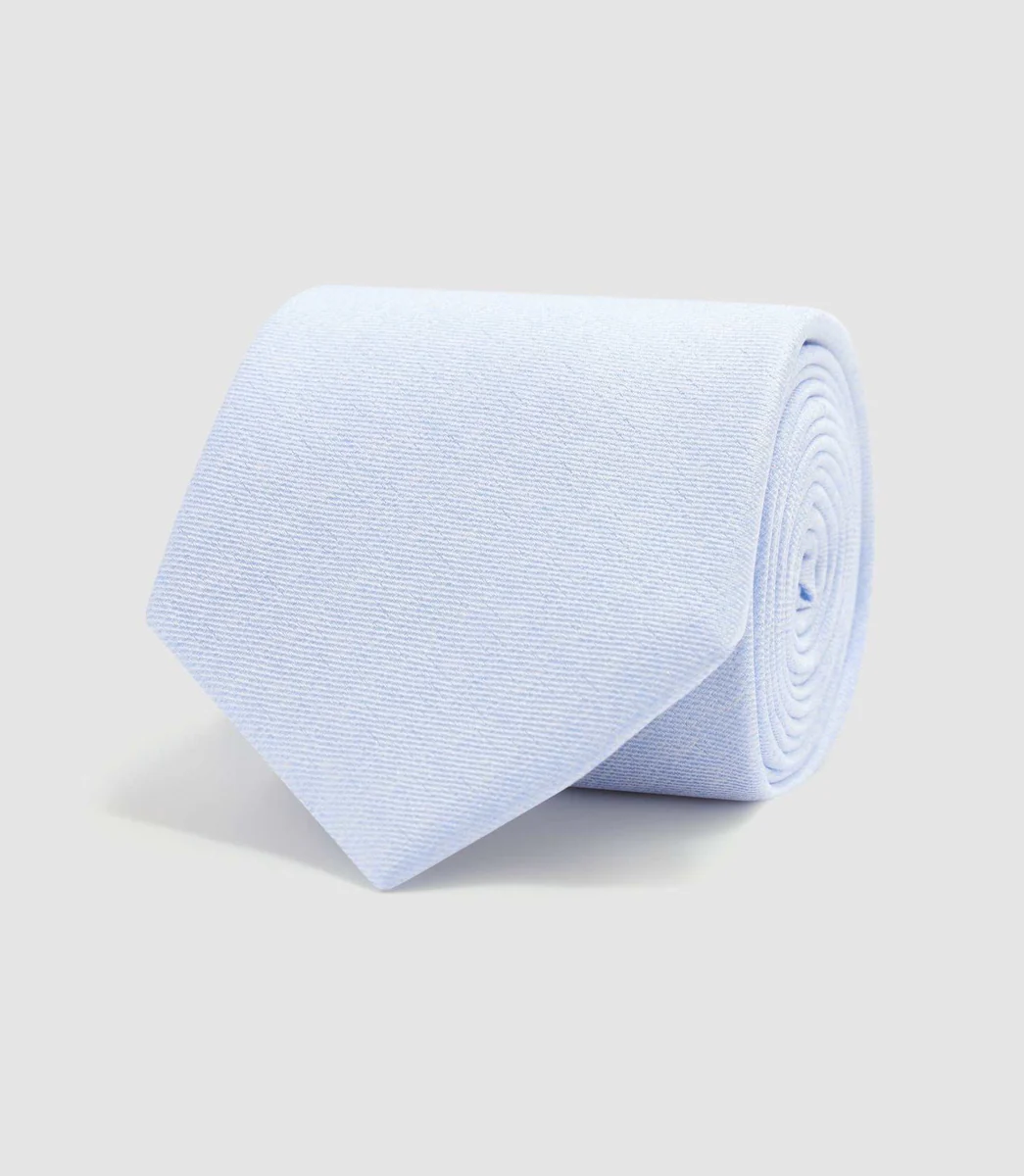 Cravate 8cm bleu ciel 