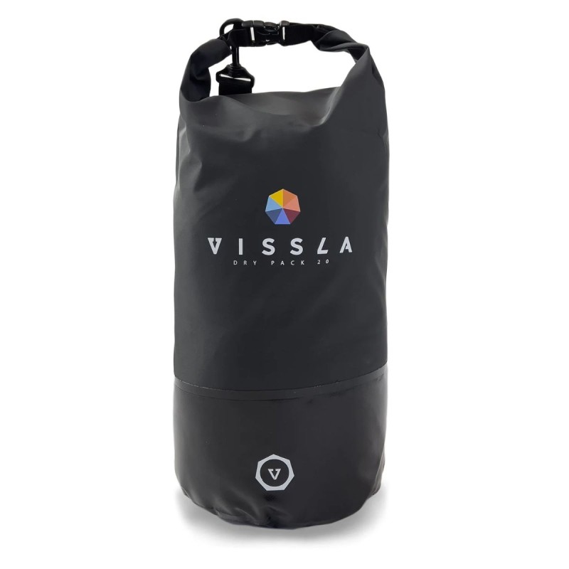 Sac étanche Vissla 7 Seas Dry 20L Noir - The Corner Shop