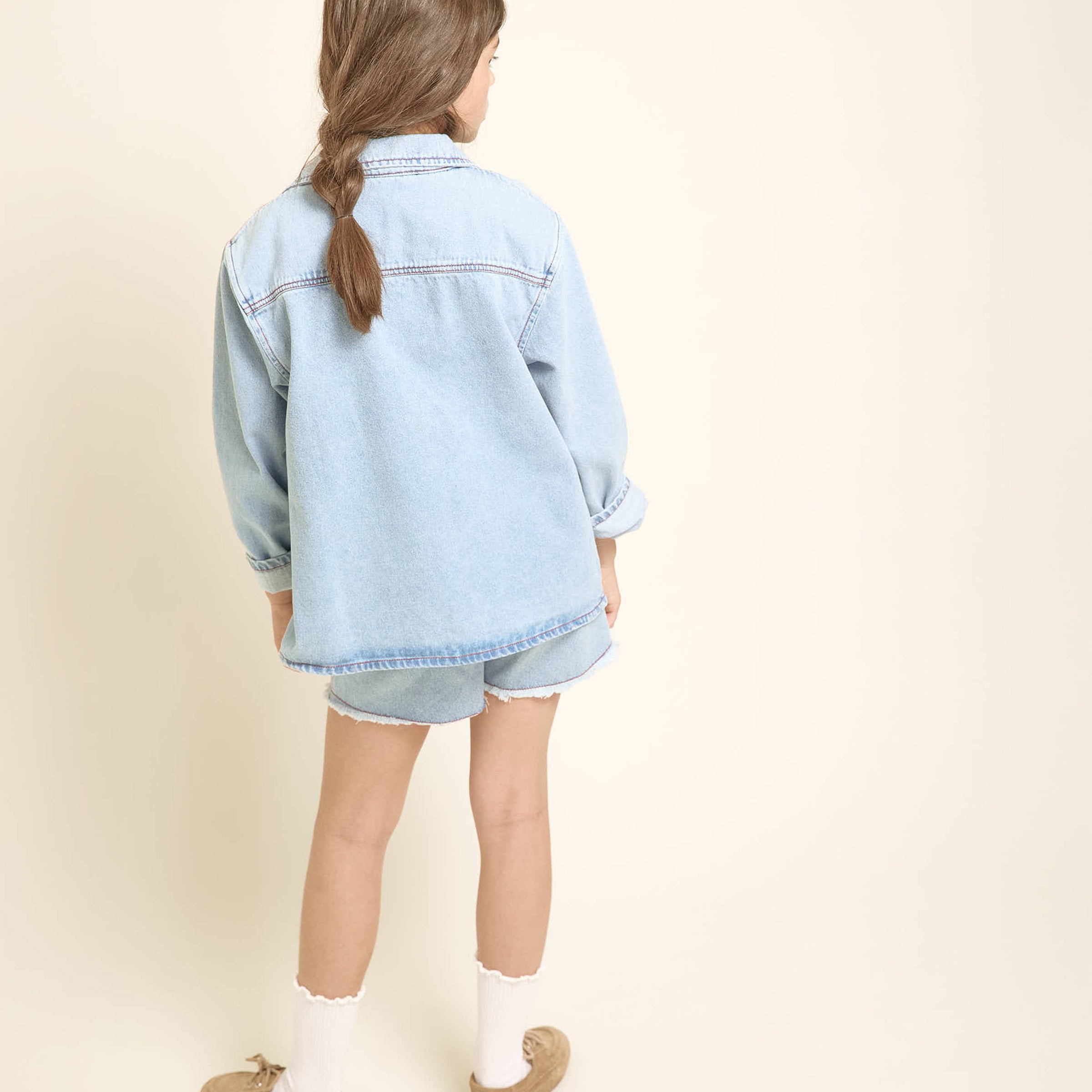 Shorts Denim Bleach