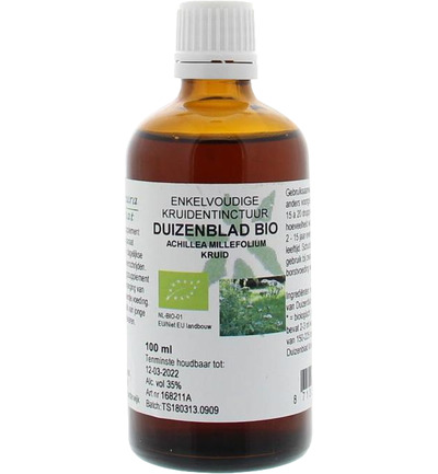 De Cruydhof Achillea millefolium/duizendblad tinctuur bio (100 ml)